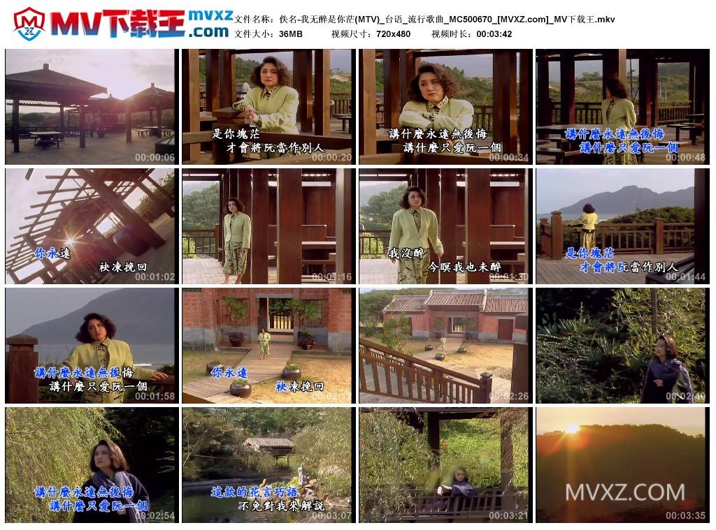佚名-我无醉是你茫(MTV)_台语_流行歌曲_MC500670